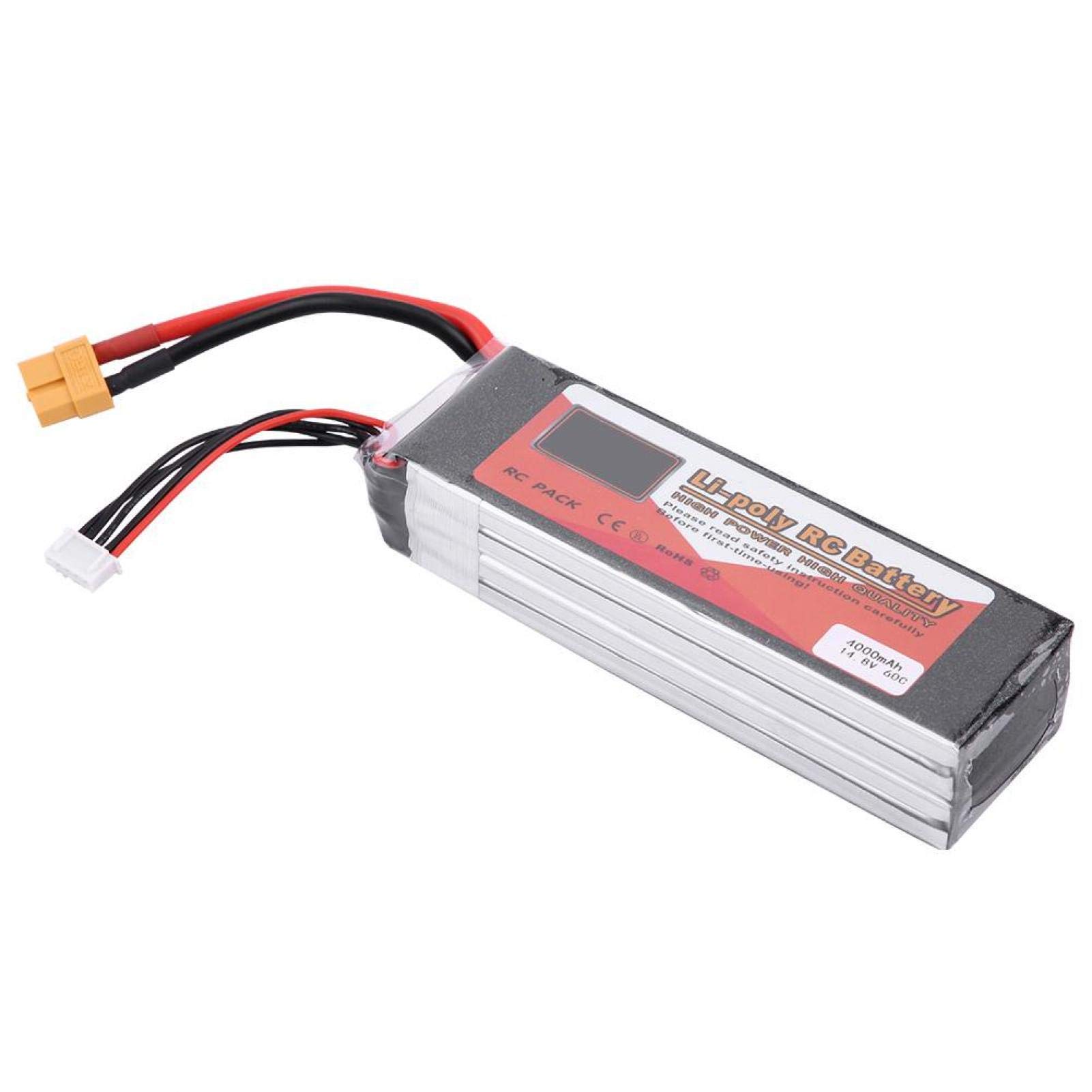 Bateria Lipo 4S 14,8 V 1500 mAh 5000 mAh 5500 mAh Akumulator LiPo złączem XT60 (4000 mAh 60C)