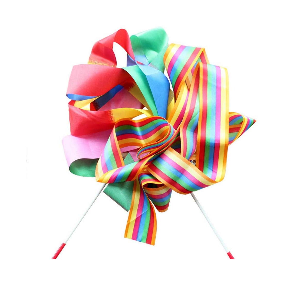 Buy Candeer 4 Pieces Dance Ribbons, Rainbow Streamers Rhythmic