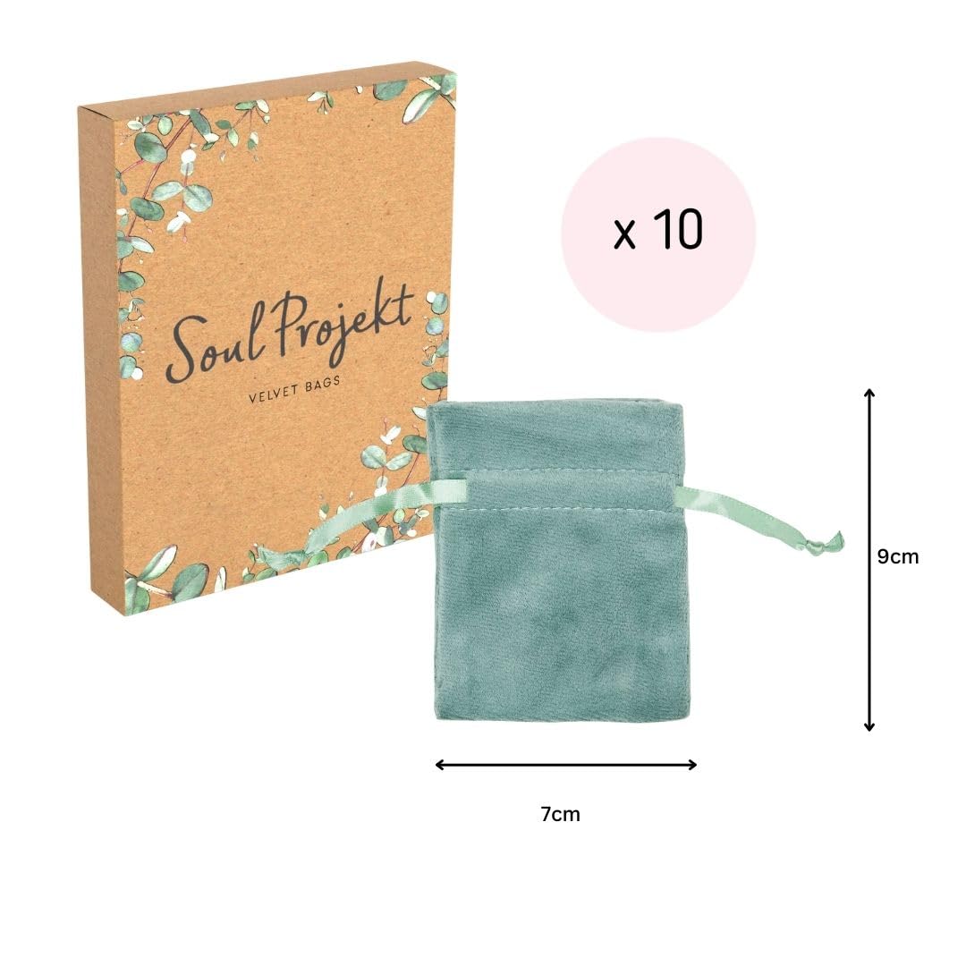Sacchetti Regalo In Velluto Con Coulisse - 10 Pezzi Per Bomboniere, Matrimoni, Gioielli - Foto 6