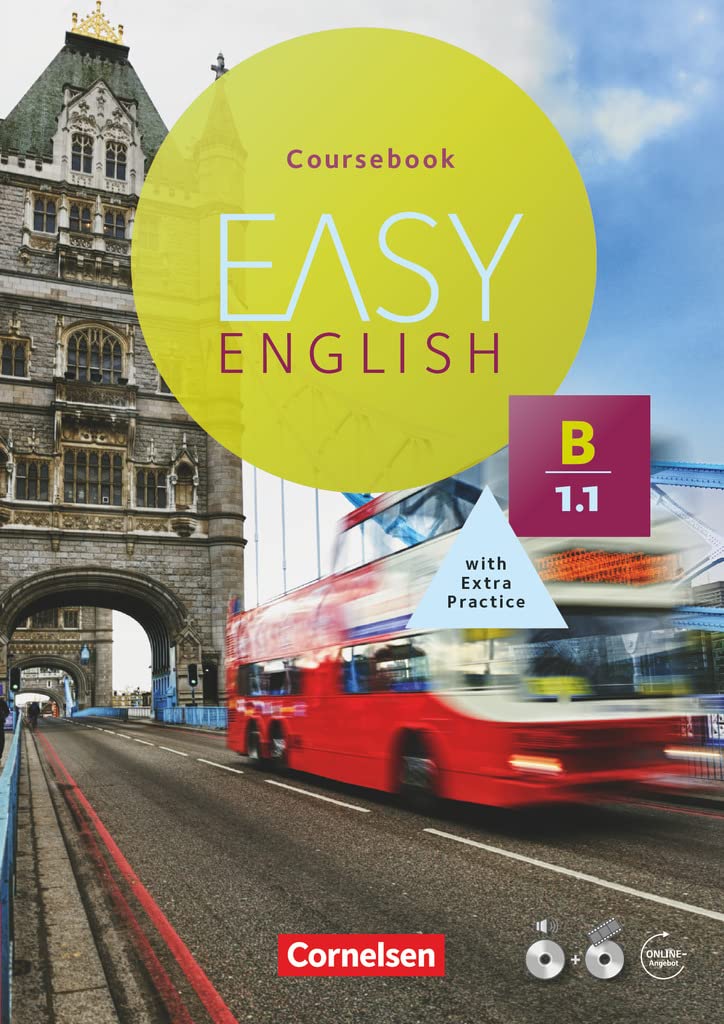 Cornelsen Verlag Easy English - B1: Band 1: Kursbuch - Mit Audio-Cd Und Video-Dvd