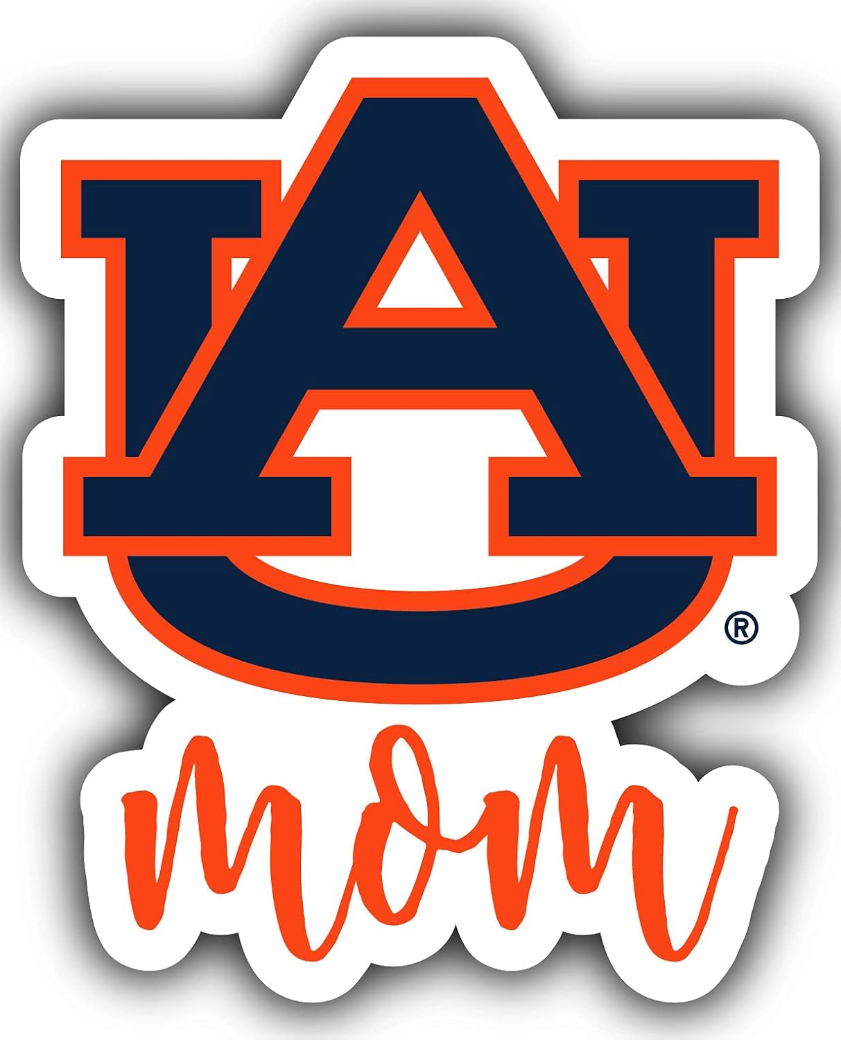Auburn Tigers Proud Mom 4Inch Decorative Decal Officially