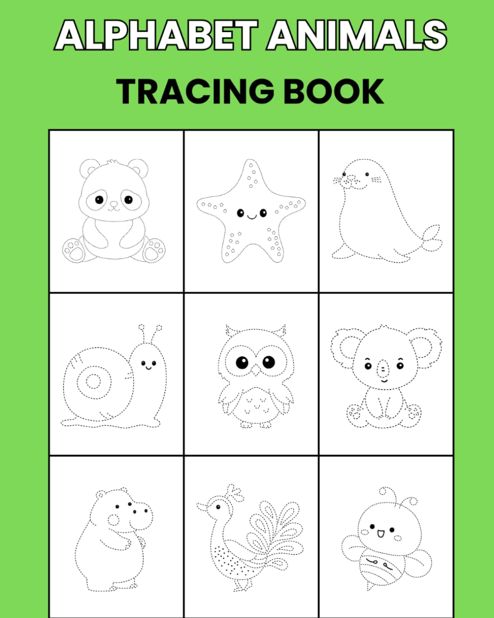 Alphabet Animals: Tracing Book