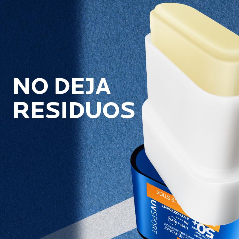 Miniatura 6 de La Roche Posay Anthelios UVSPORT pro-Resistance Stick SPF50+, con Mexoryl400 y vitamina E, todos los tipos y tonos de piel, 10ml | Pro-Resistance, Mexoryl400, Vitamina E, Todos los tipos y tonos de piel