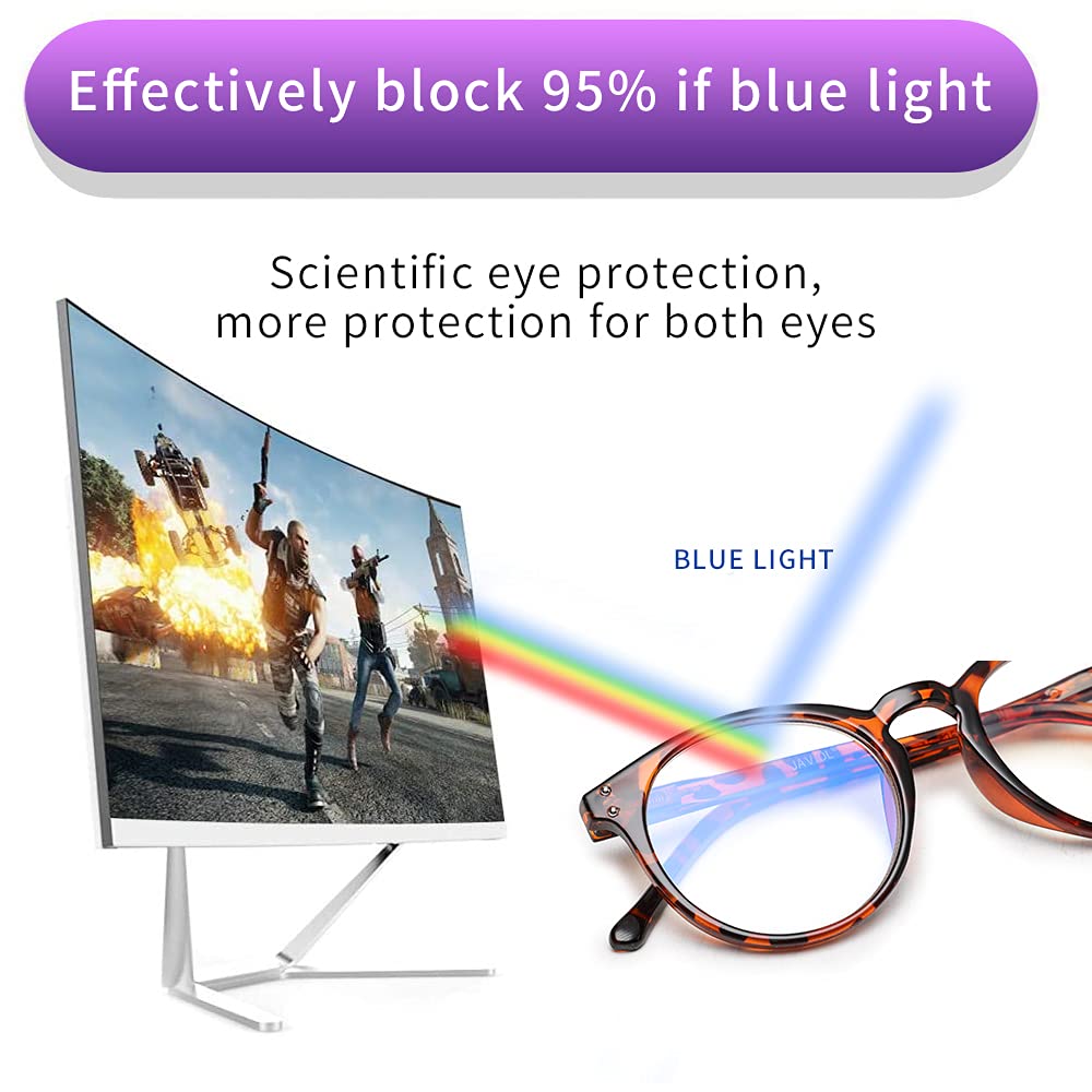 Vecien Blue Light Blocking Reading Glasses 5-Pack Matte Finish Readers - Image 2