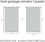 YoungsTex Natural Linen Curtains 84 Inch Long for Living Room Bedroom Grommet Top Light Filtering Privacy Linen Textured Window Semi Sheer Drapes, 2 Panels, 52x84 Inch, Natural