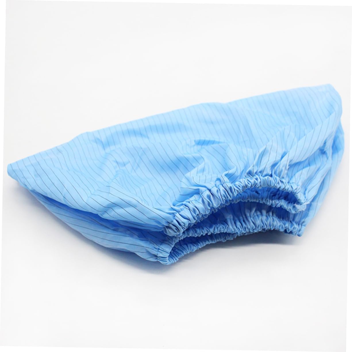 4pairs Reusable Anti-static Shoe Covers Non-slip Foot Covers for Home Use Washable Material Blue for Labs and Workshops