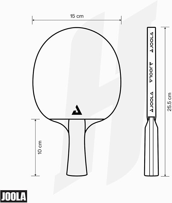 JOOLA Hugo Calderano Carbon Pro Table Tennis Racket Set Includes Competition-Level Racket with ITTF-Approved Micron Rubbers and Carbon Fiber Blade, 3-Star Tournament Balls & Protective Carry Case