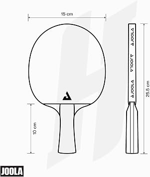 JOOLA Hugo Calderano Carbon Pro Table Tennis Racket Set Includes Competition-Level Racket with ITTF-Approved Micron Rubbers and Carbon Fiber Blade, 3-Star Tournament Balls & Protective Carry Case
