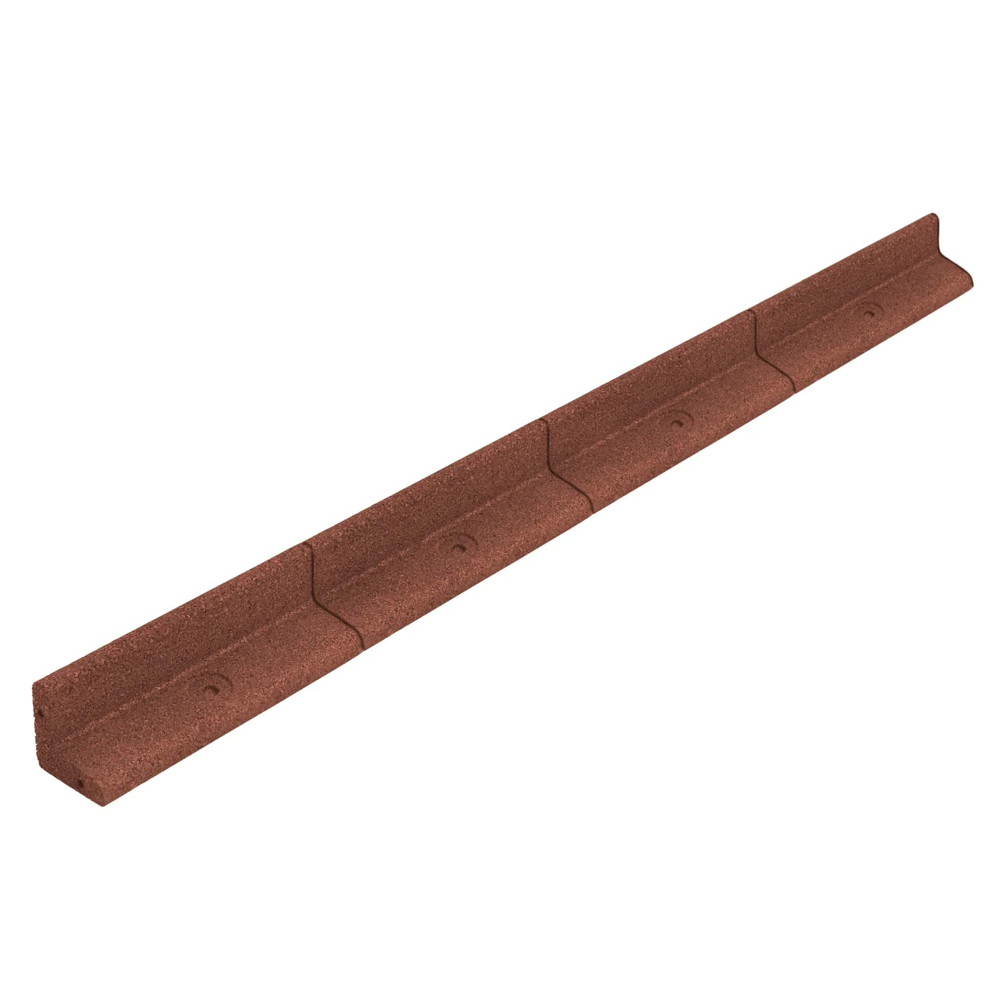 Flexible Lawn Edging 16.8m Long Pack of 14 x 1.2m Terracotta Garden Border Grass Lawns Path Edge Vegetable Plot Flowerbed Raised Borders UV Resistant Matching Plastic Ground Pegs Rubber Mallet