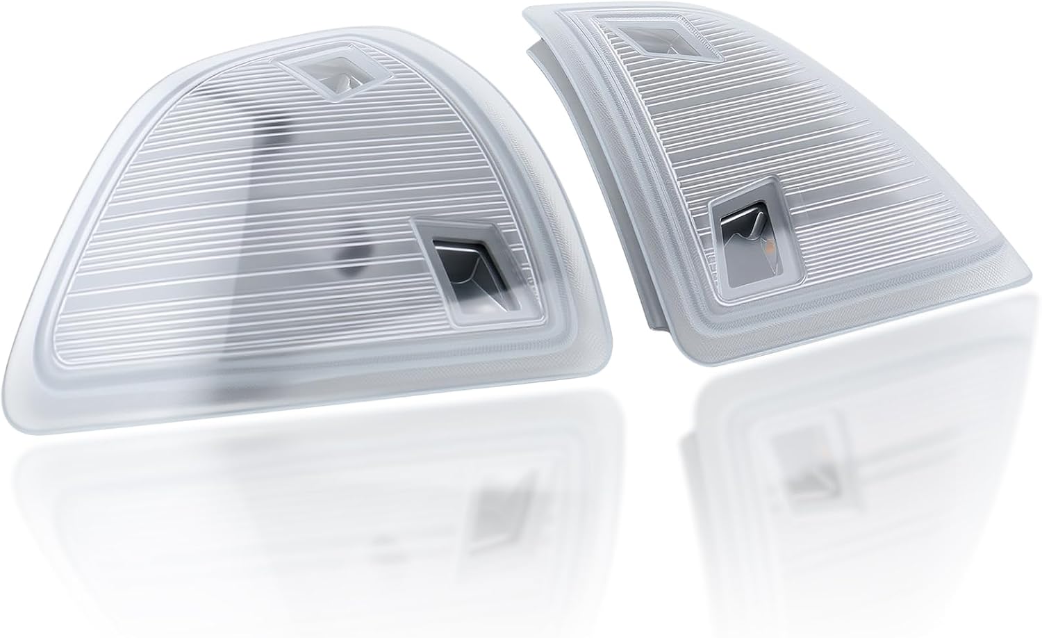 GoaMotors 68302828AA 2Pack LED Side Mirror Turn Signal Lights Clear Lens Compatible with Dodge Ram 1500 2500 3500 4500 5500 2010-2018 Replaces 68302829AA