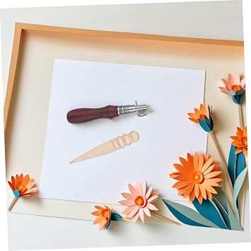 LIGHTAOTAO 11PCS DIY Leather Crafting Tools Kit for Beginners Leather Working Supplies Sewing and Cutting Tools for Leathercraft Projects and DIY Crafts