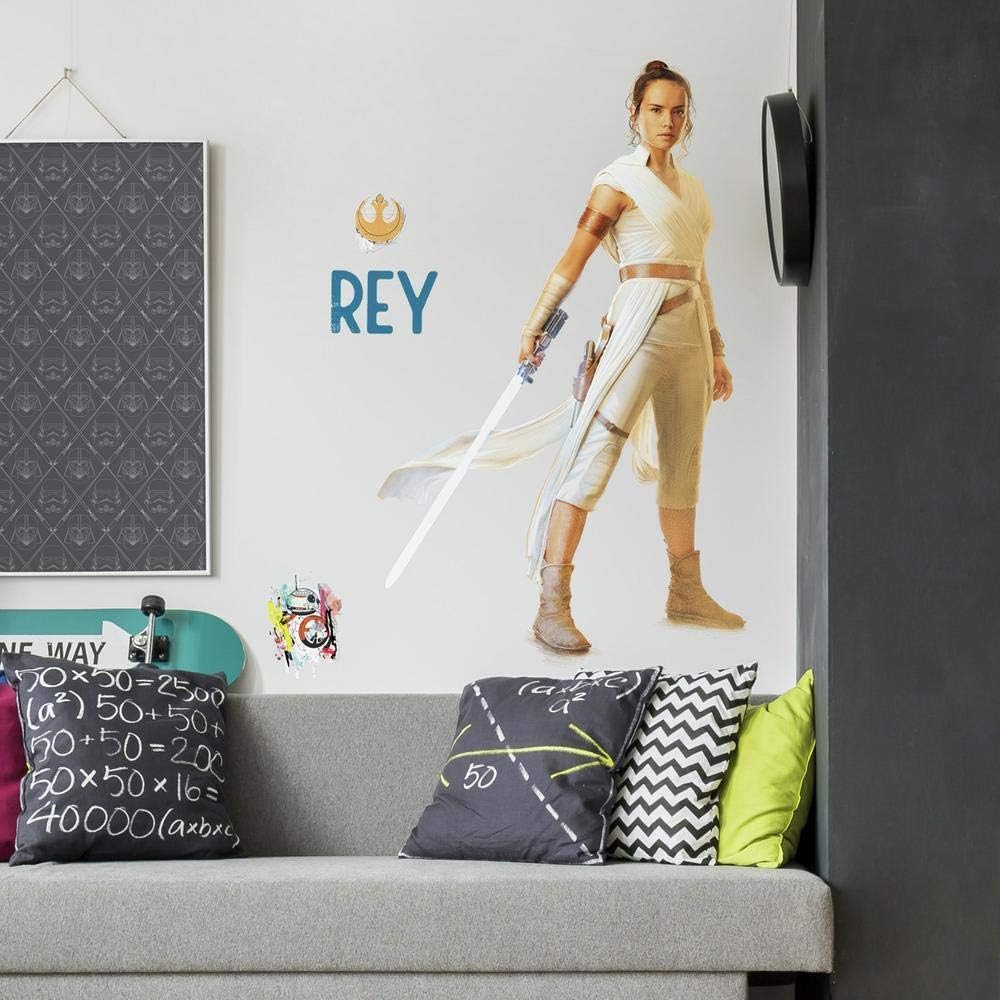 RoomMates Star Wars Episode IX Rey Giant Peel and Stick Wall Decals by RoomMates, RMK4088GM