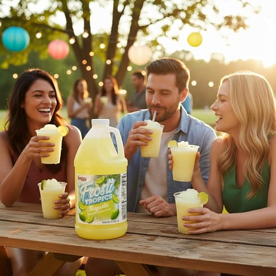 Snappy Frosti Tropics Mix & Match Slushie Syrups, Pick Any 6 Flavors, 1/2 Gallon, for Slushie Machines, Granita and Cocktails