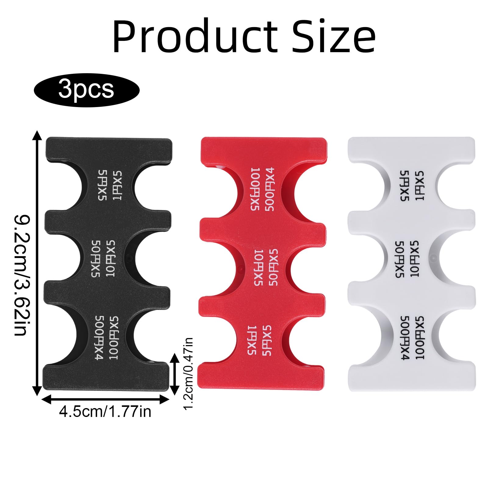Portamonete Yen Giapponesi 2 Pezzi - Organizzatore Monete Con 6 Slot | Plastica Rigida - Foto 4