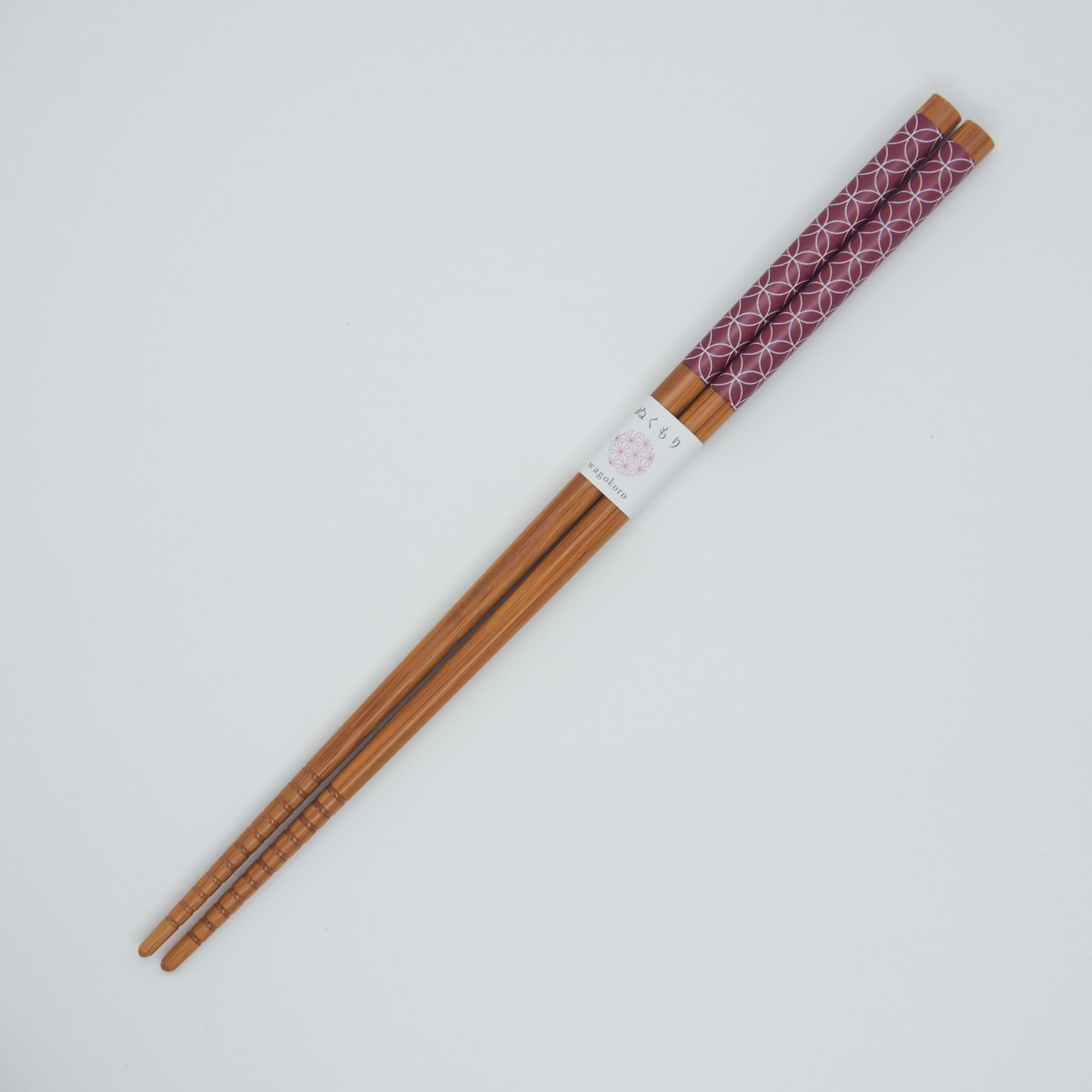 Tanaka Hashi 2 Pairs of Reusable Bamboo Chopsticks 8.8 inches Made in Japan (Shippo Pattern) — Amazon image 5