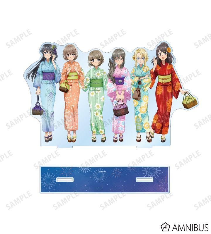 青春ブタ野郎 青ブタ 桜島麻衣 S賞 BIGアクリルスタンド お祭り 浴衣 Amazon.co.jp: 青春ブタ野郎 集合 浴衣ver. BIG アクリル