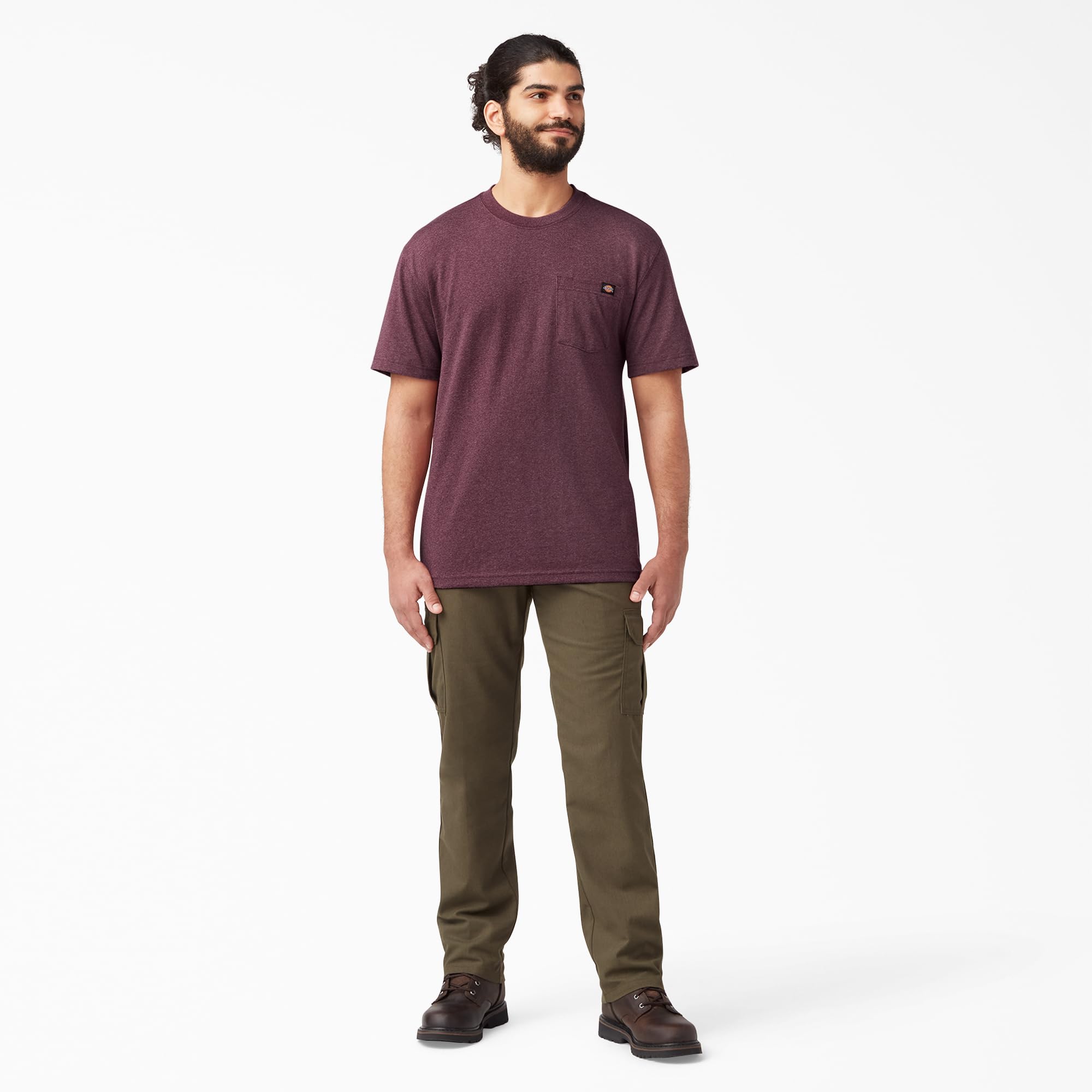 Dickies T-Shirt für Herren, kurzärmelig, schwer, Rundhalsausschnitt