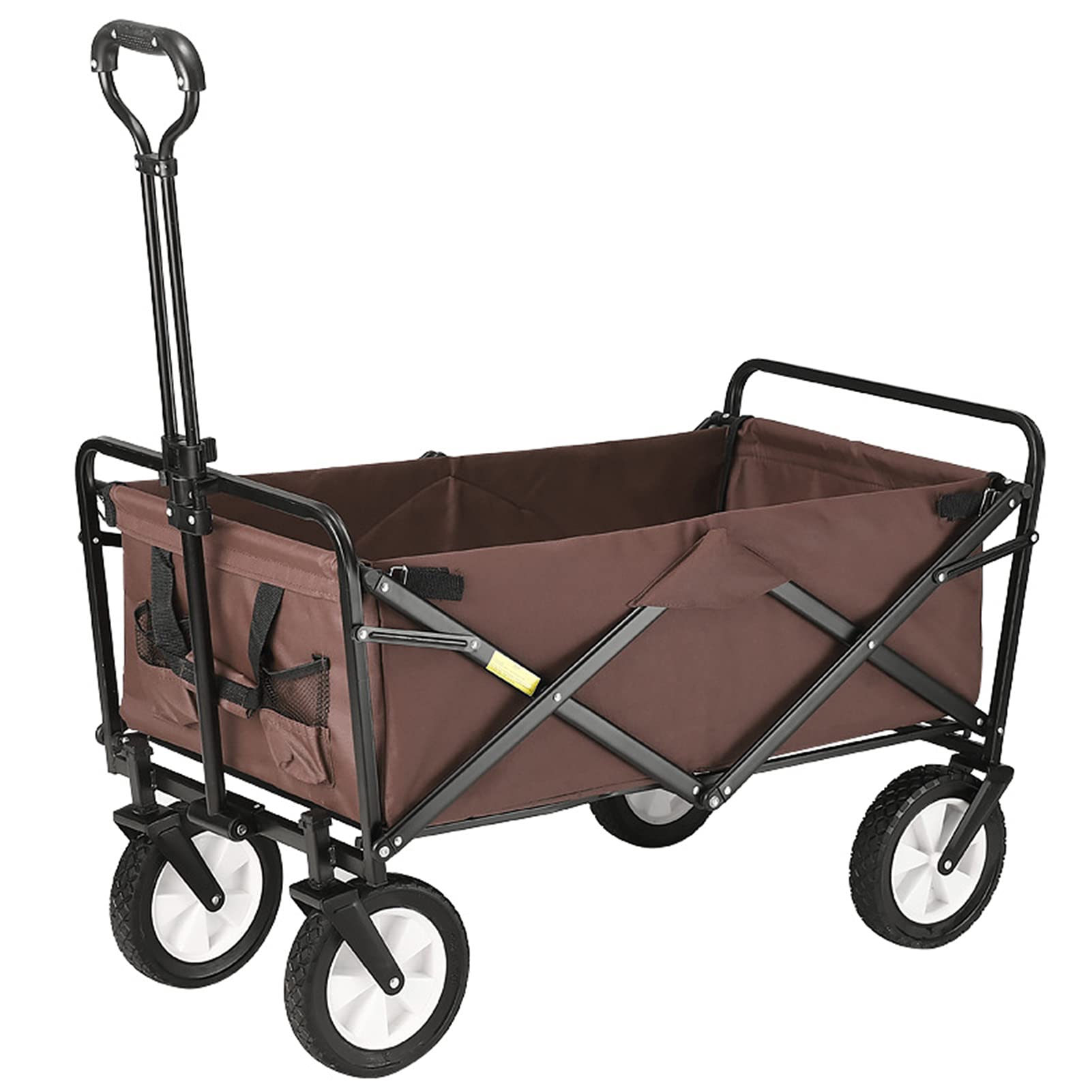 Questo Carrello da Picnic/Campeggio Portatile Pieghevole da Giardino con Portata di 75 kg, Carrello Multiuso Pieghevole da Spiaggia, carriola da Esterno per Campeggio, Giardino e Spiaggia, b