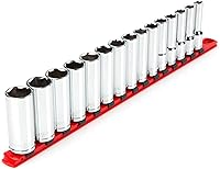 Vista 22 de TEKTON - Juego de dados de 1/2 pulgada con engrane de 6 puntos, 10 piezas (15/16-1-1/2”), SHD92109