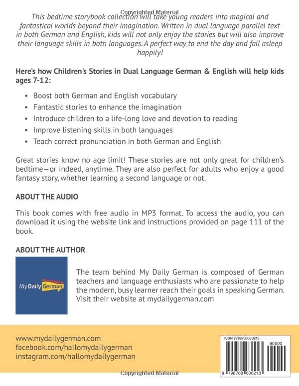 Children's Stories in Dual Language German & English: Raise your child to be bilingual in German and English + Audio Download. Ideal for kids ages 7-12. - Image 2