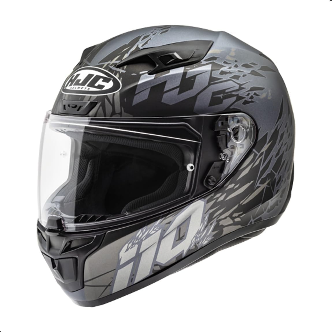 HJC i10 Pitfall Full Face Motorcycle Helmet with HJ-31 Pinlock Shield, DOT & SNELL Approved (MC5SF, Large)
