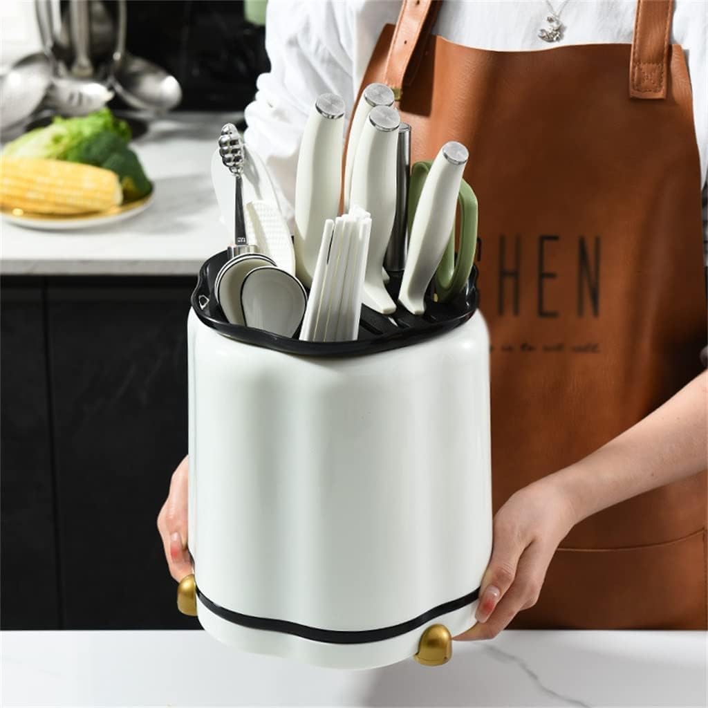 Utensil Holder,Multifunctional Rotating Storage Rack,Tabletop,Kitchen Integrated Storage Rack，