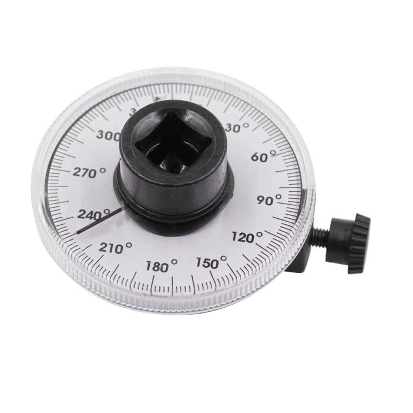 1/2in 360° Angular Tightening Clear Scale Adjustable Angle Measuring Tool Angle Tool Gauge Set, Angle Gauge