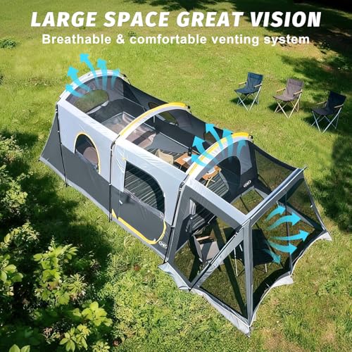 UNP 8 Person Waterproof Tunnel Tent