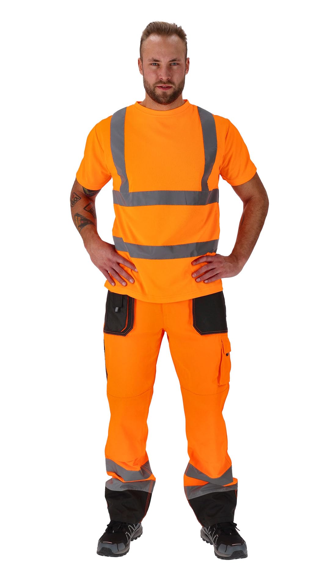 Lahti PRO T-shirt haute visibilité pour bébé garçon Jaune/orange (orange), XL