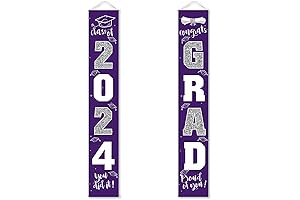 Purple Graduation Banner Class of 2023