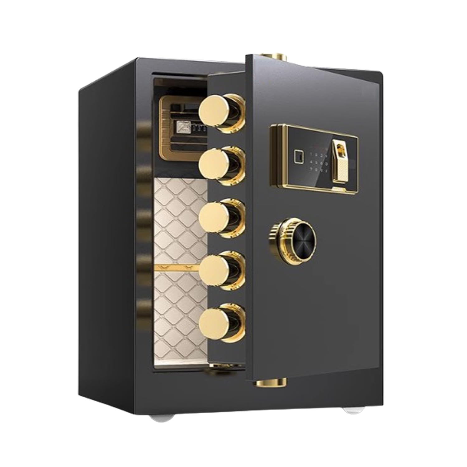 Casseforti a armadio, Casseforti Diversion a muro, Impronta digitale, Chiave, Password digitale, 3 metodi di sblocco, Casseforti Password Safe Home, Cassaforte per ufficio da 60 cm
