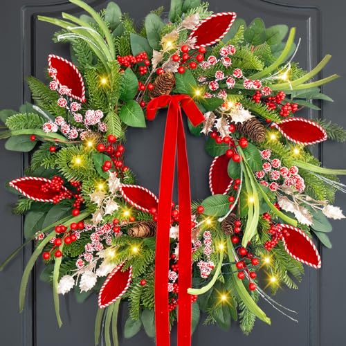 ArcadiaArt 24in Farmhouse Wreath