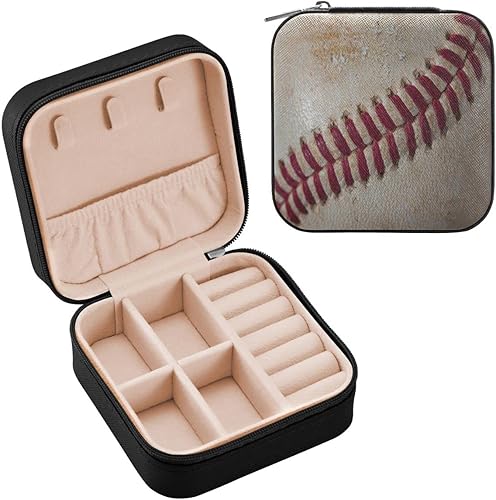 ALAZA Joyero de piel sintética para viaje pequeño organizador de joyas collar y anillos cajas de almacenamiento para mujeres y niñas