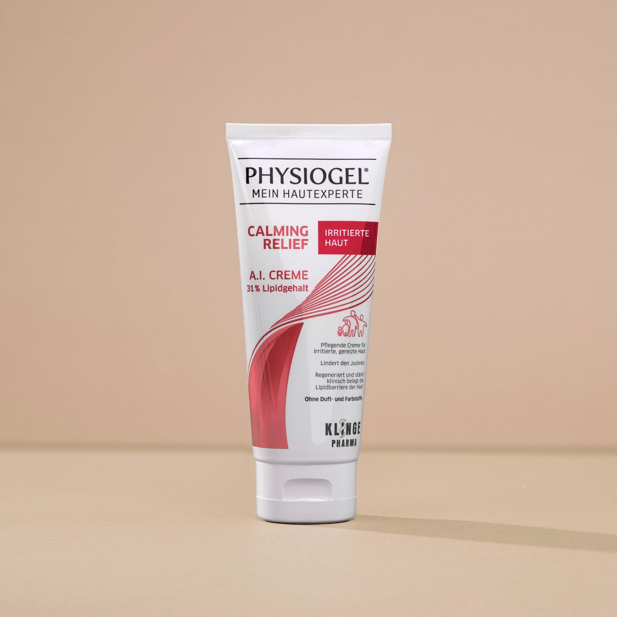 PHYSIOGEL Calming Relief A.I. Creme 100 ml - beruhigende Hautcreme für empfindliche Haut - regenerierende Körpercreme bei Juckreiz und Reizungen der Haut