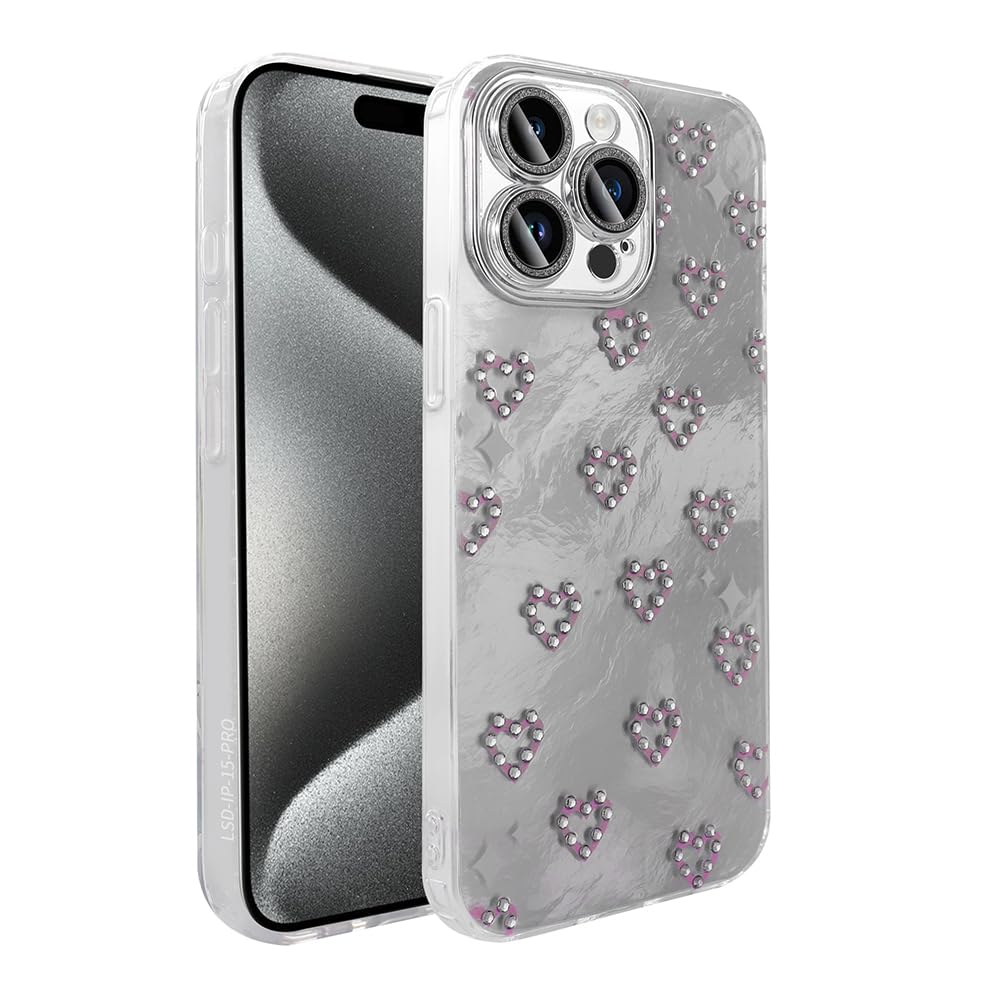 Zore Apple için uyumlu iPhone 15 Pro Max Kılıf Kamera Korumalı Figürlü Zore Ponti Silikon Kapak Beyaz