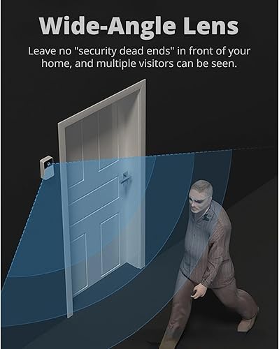 Miniatura 8 de Timbre de puerta de video con anillo inalámbrico, audio de 2 vías, cámara inteligente de puerta con campanillas, timbre de puerta de seguridad para