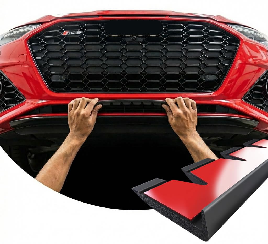 - EZ Lip – Original Front Bumper Scrape Guard Universal Fit Anti-Scratch Skid Plate DIY Kit