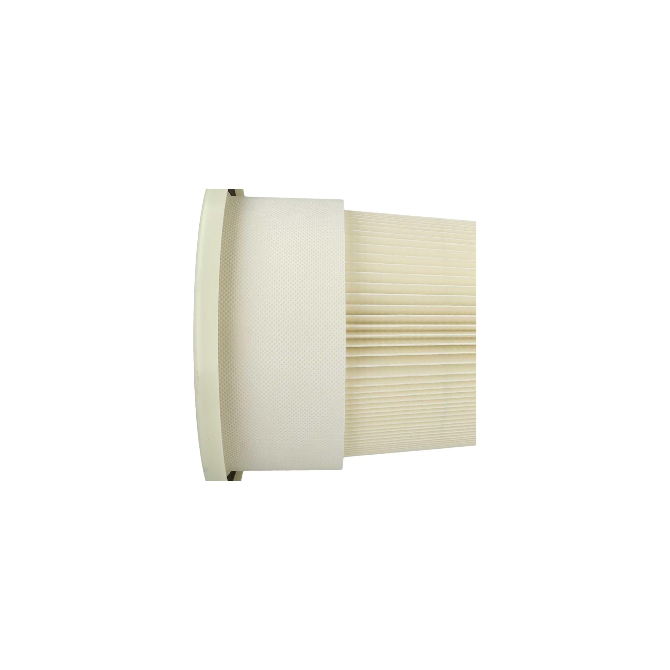 vhbw 2x Faltenfilter kompatibel mit Dustcontrol DC 2700c | 2700i, 2800, 1800, 2900 eco Staubsauger - Patronenfilter, Weiß - Ersatz für Dustcontrol 42029
