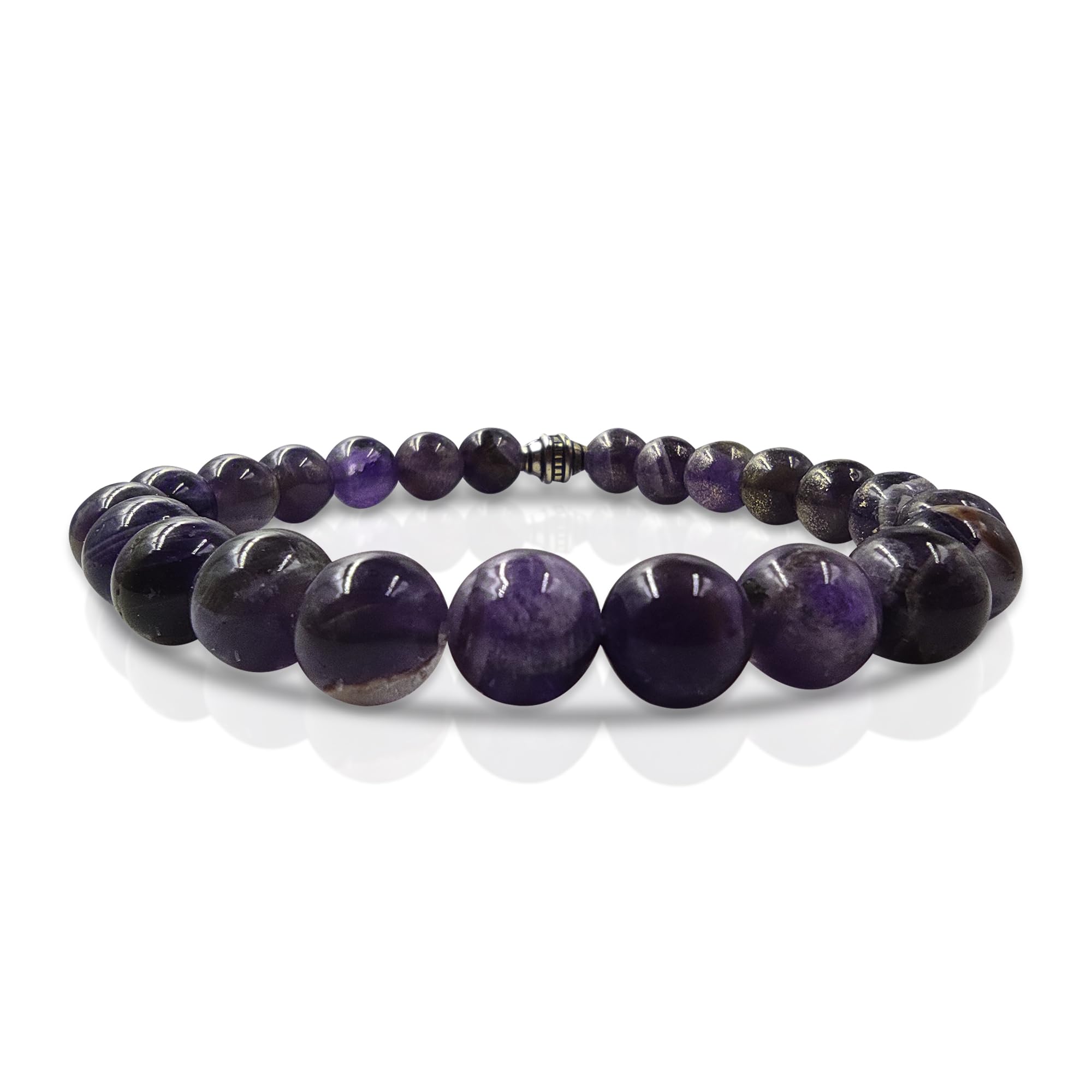 Celestial Crystals NATURAL AMETHYST | CRYSTAL STONE BRACELET FOR MEN AND WOMEN FOR REIKI HEALING | STRESS RELIEVER | BEAD 8 MM | LAB CERTIFIED STONES | GIFT | UNISEX (B0CQFYJL46) Amazon Price History, Amazon Price Tracker