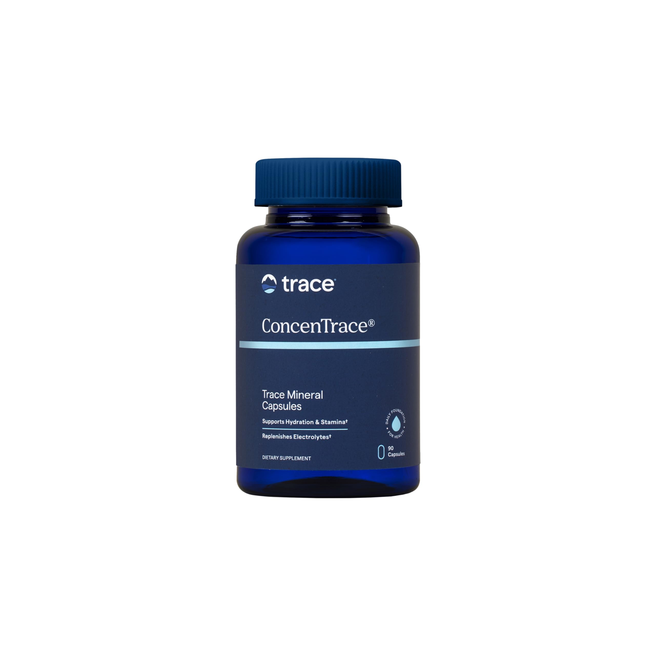 ConcenTrace Trace Mineral Capsules - ConcenTrace Capsules for Overall Health - Bone Strength, Muscle Recovery & Energy Support - Gluten-Free & Vegan - 90 Count (30 Servings)