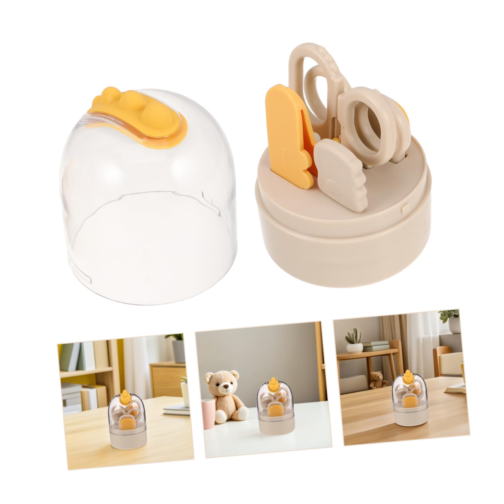 Kit de Cortaúñas Seguro para Bebés 1 Juego de Acero Inoxidable