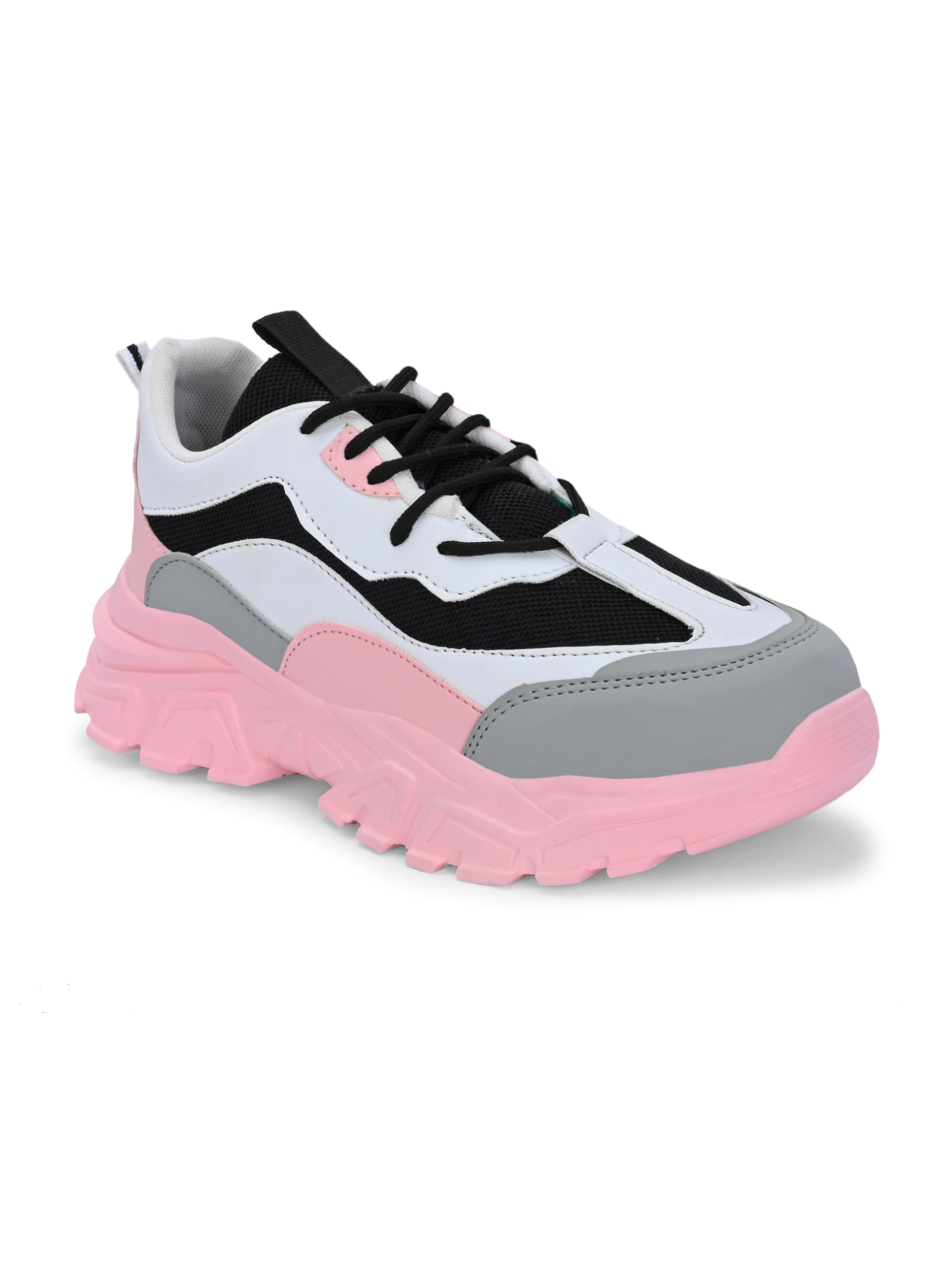 layasa Sneakers Lightweight Sneakers for Women/Girls_4 Black/Pink (B0CVV3PLPC) Amazon Price History, Amazon Price Tracker