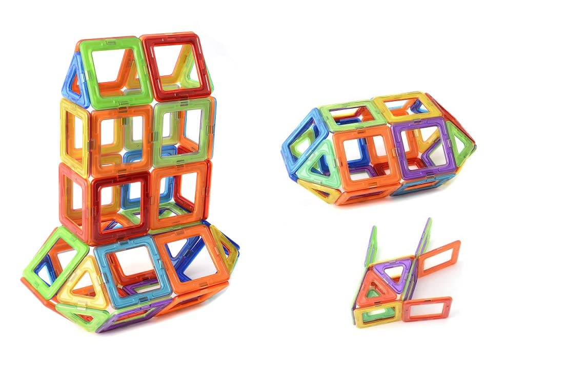 Amazon.com: 30-Piece Magnetic Tile Building Block Set - STEM Toy
