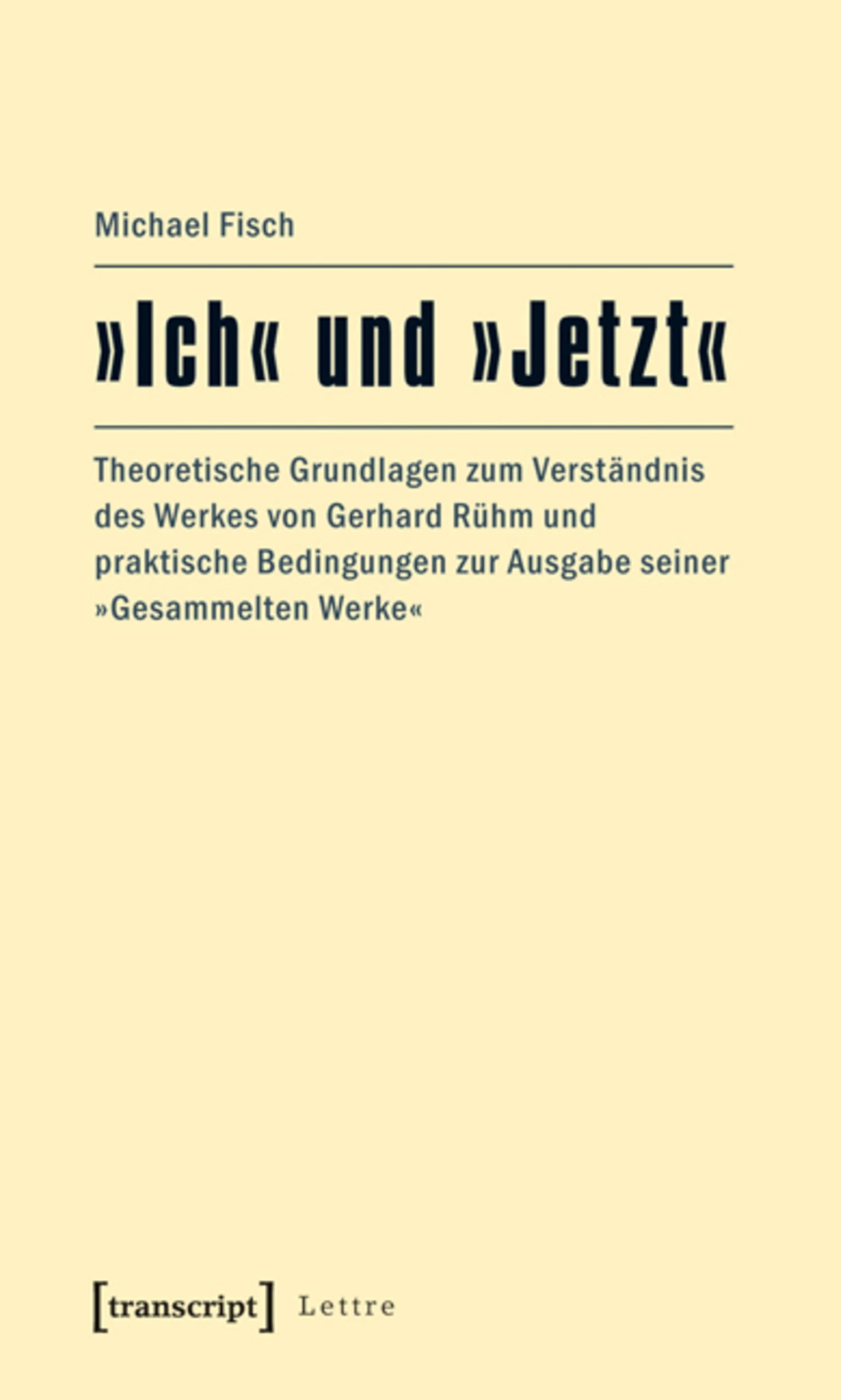 Gerhard Rühm Gesammelte Werke livre de théorie littéraire allemande collection Lettre