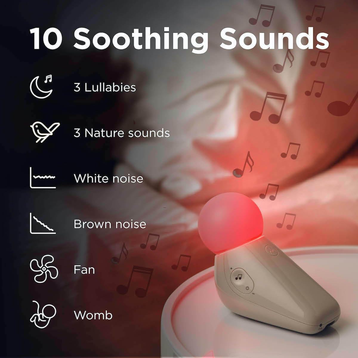 Motorola Nursery Long Range AM21Audio Baby Monitor + S1 Portable Sleep Soother & Light Sound Machine