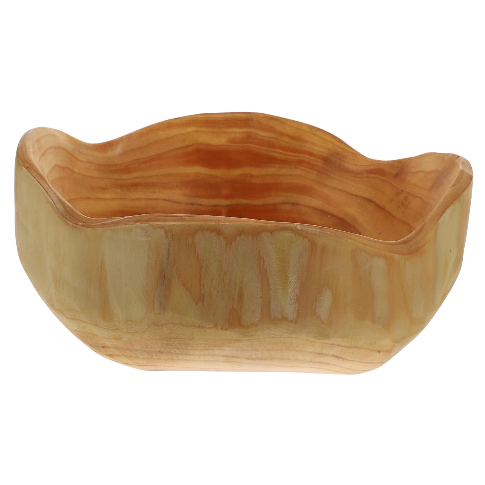 Mikinona Holz Servierbrett Obstteller Tischplatte aus Holz Servierplatte Holzplatte Obstschale Brotteller Gebäckteller Vorspeisenteller