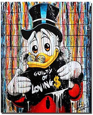 Amazon 数字油絵 フレーム付き 数字キット塗り絵 手塗り Diy絵 デジタル油絵 ドナルドダック 40x50 Cm 手芸キット 通販