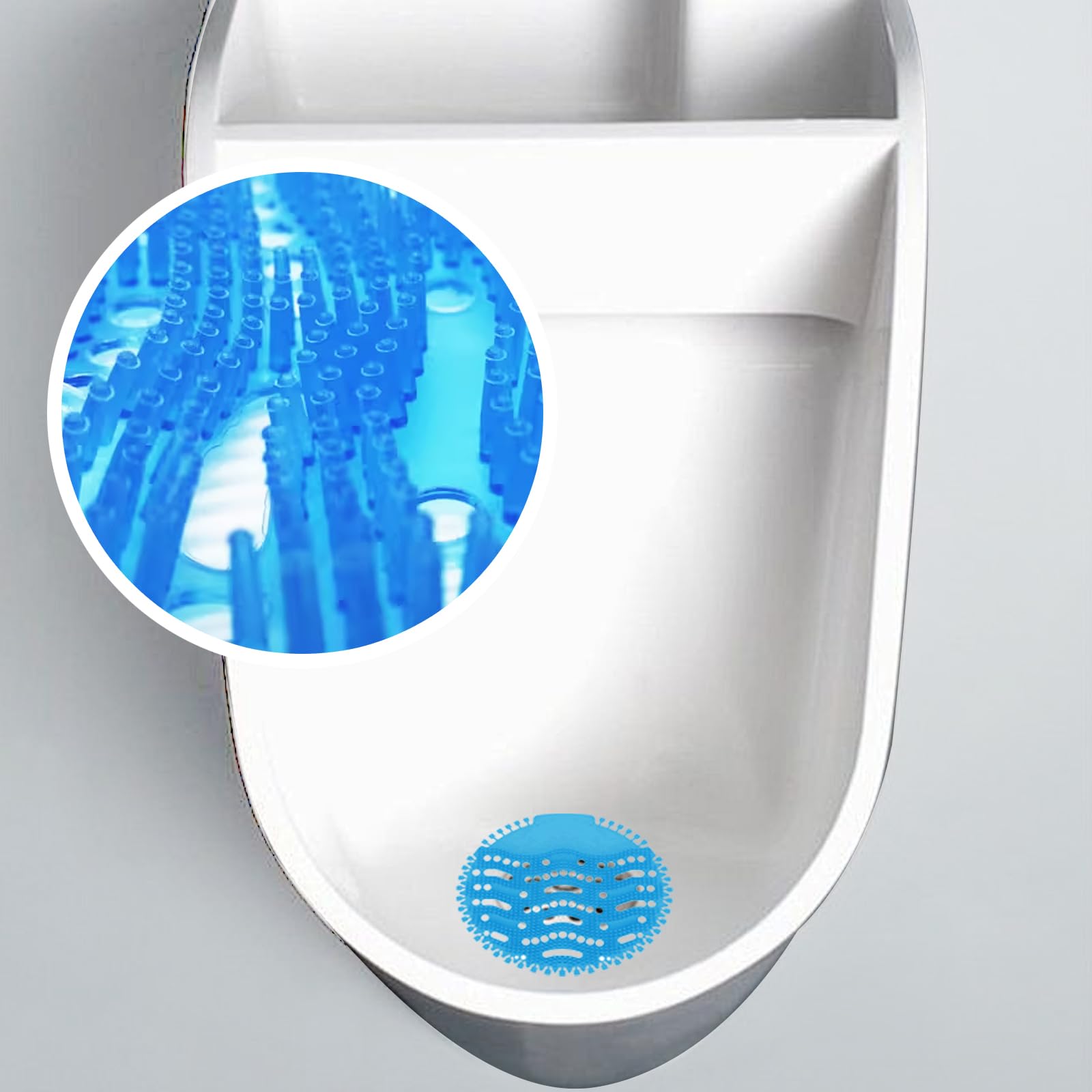10 Pièces Urinal Screen, Pastilles Urinoir, Anti-éclaboussures Contre les Odeurs, pour les Toilettes, Salles et Hôtels