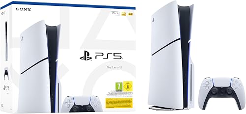 Sony, Console PlayStation 5 Édition Standard 1 To avec lecteur Blu-ray 4K, SSD Ultra-Rapide, Audio 3D, Ray Tracing, 1 Manette DualSense avec Retour Haptique et Gâchettes Adaptatives, Couleur : Blanche - 2