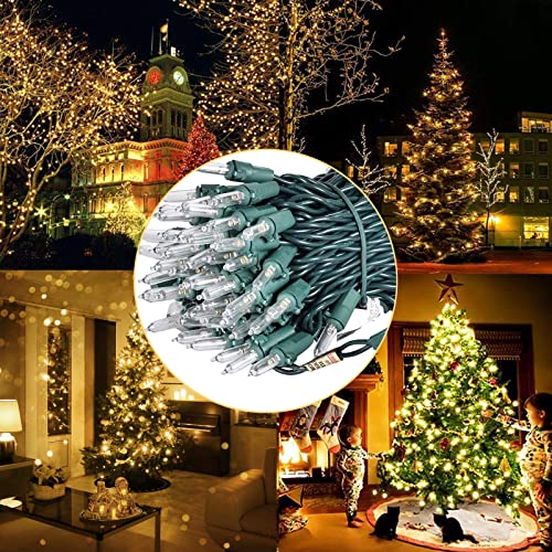 60 Led Warm White Twinkle Christmas String Lights, 10 Of 60 Lights Twinkle, Ul Certified 22 Ft 120V Mini Christmas Tree Lights, Extendable Xmas Tree Lights For Indoor Outdoor Christmas Party Decor #TOP6